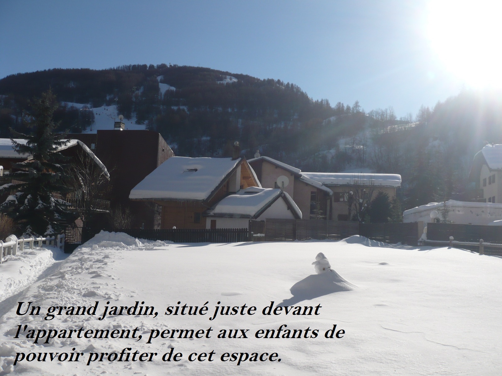 Valloire jardin avec texte 1 