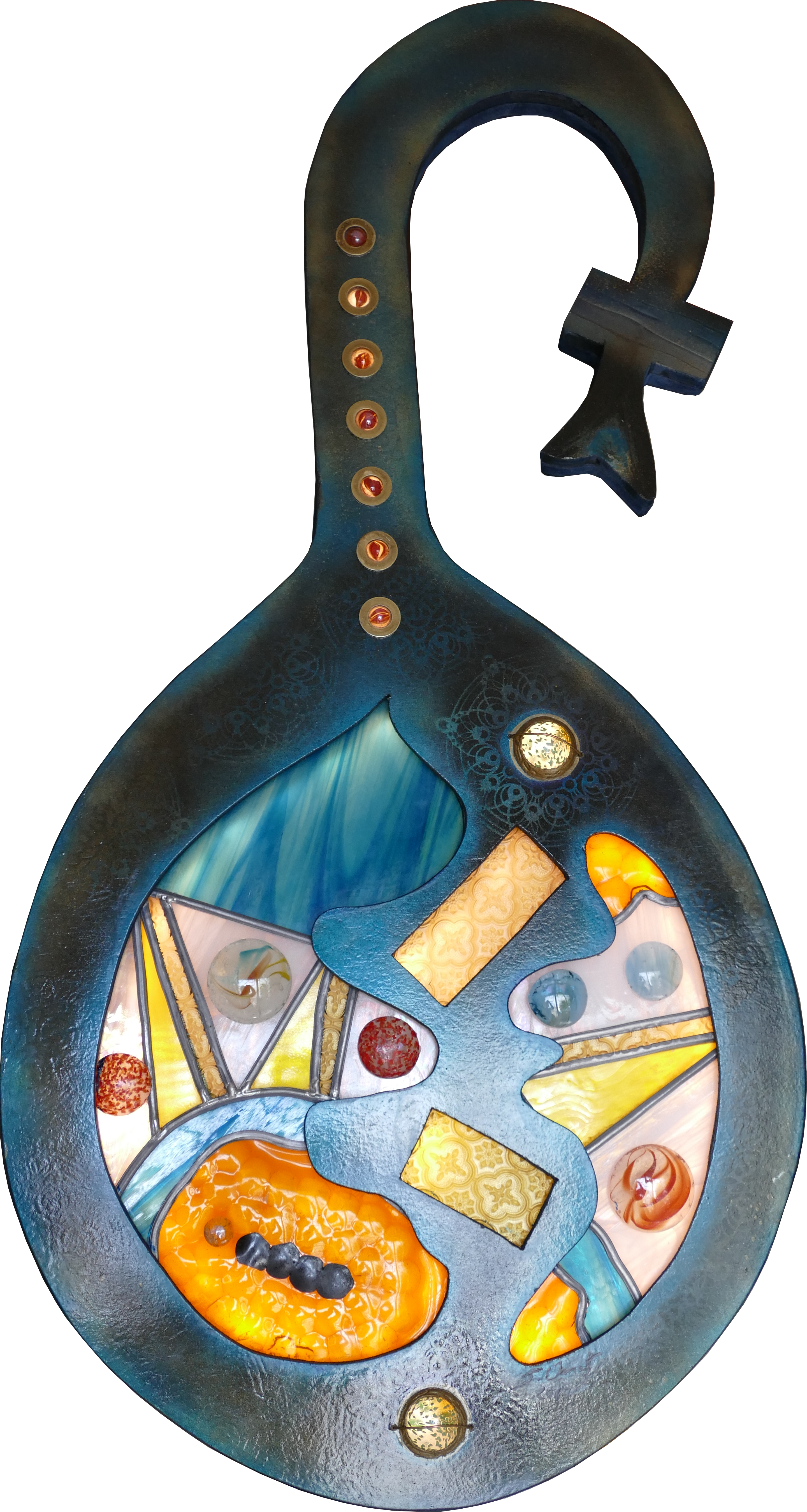Au clair de luth 49 cm x 98 cm de sylvie ometz
