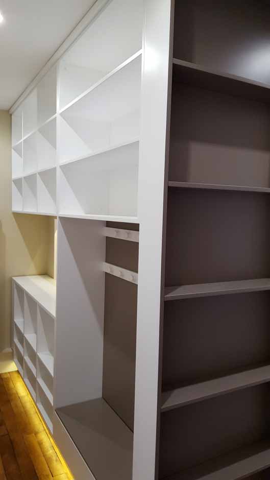 Dressing et bibliotheque