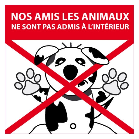 Animaux non admis