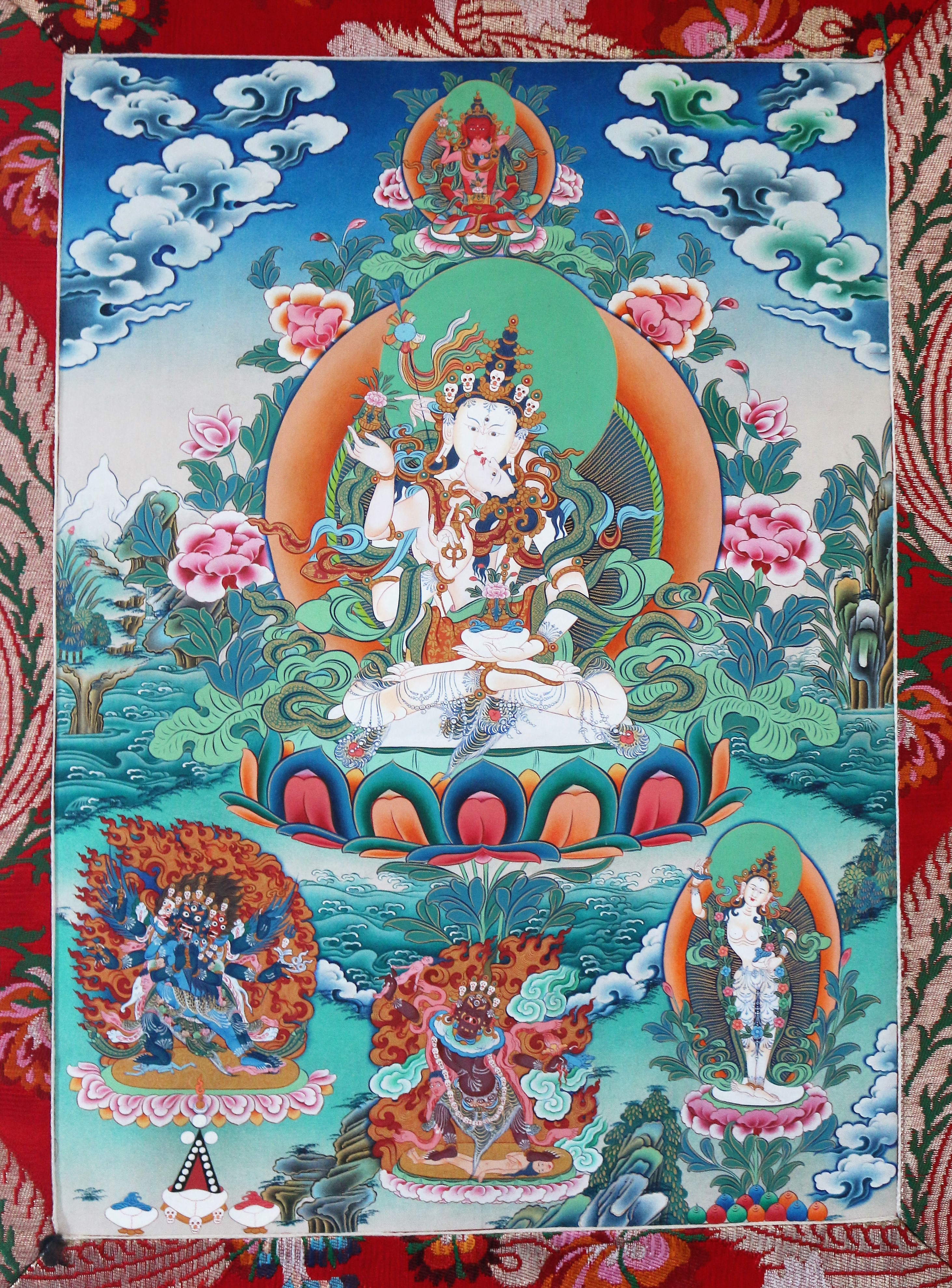 3 roots thangka