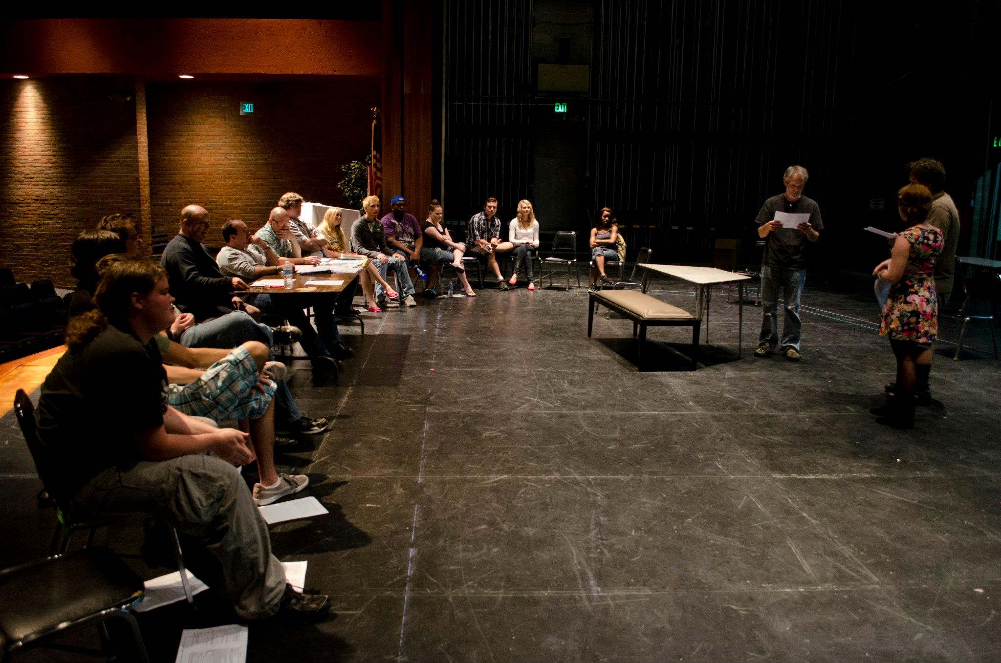 KCC Theatre rehearsal