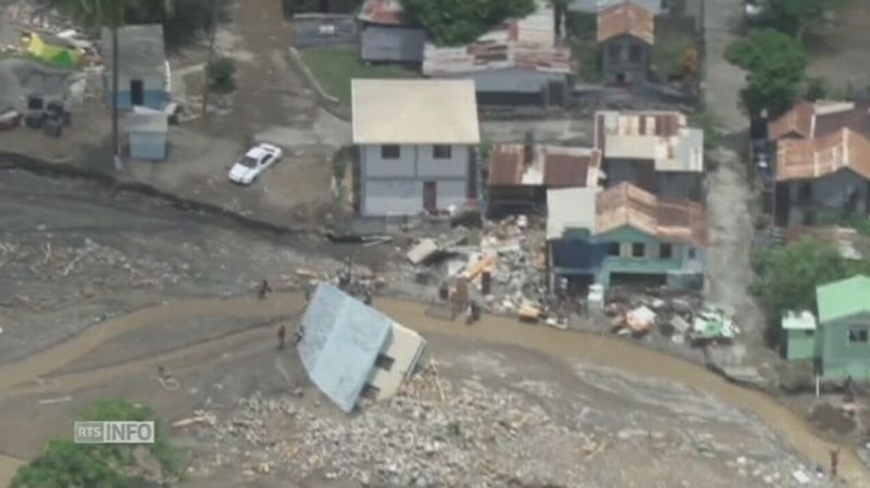 Les ravages d'Erika en Dominique 2015