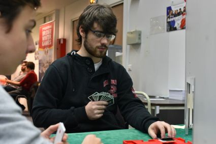 Le champion du monde à la table