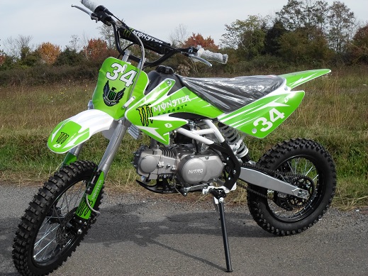 Moto nitro 140 verte 1