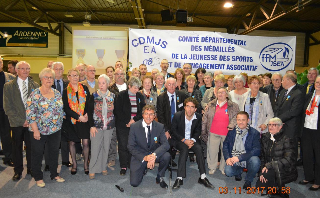 Photo des medailles 2017