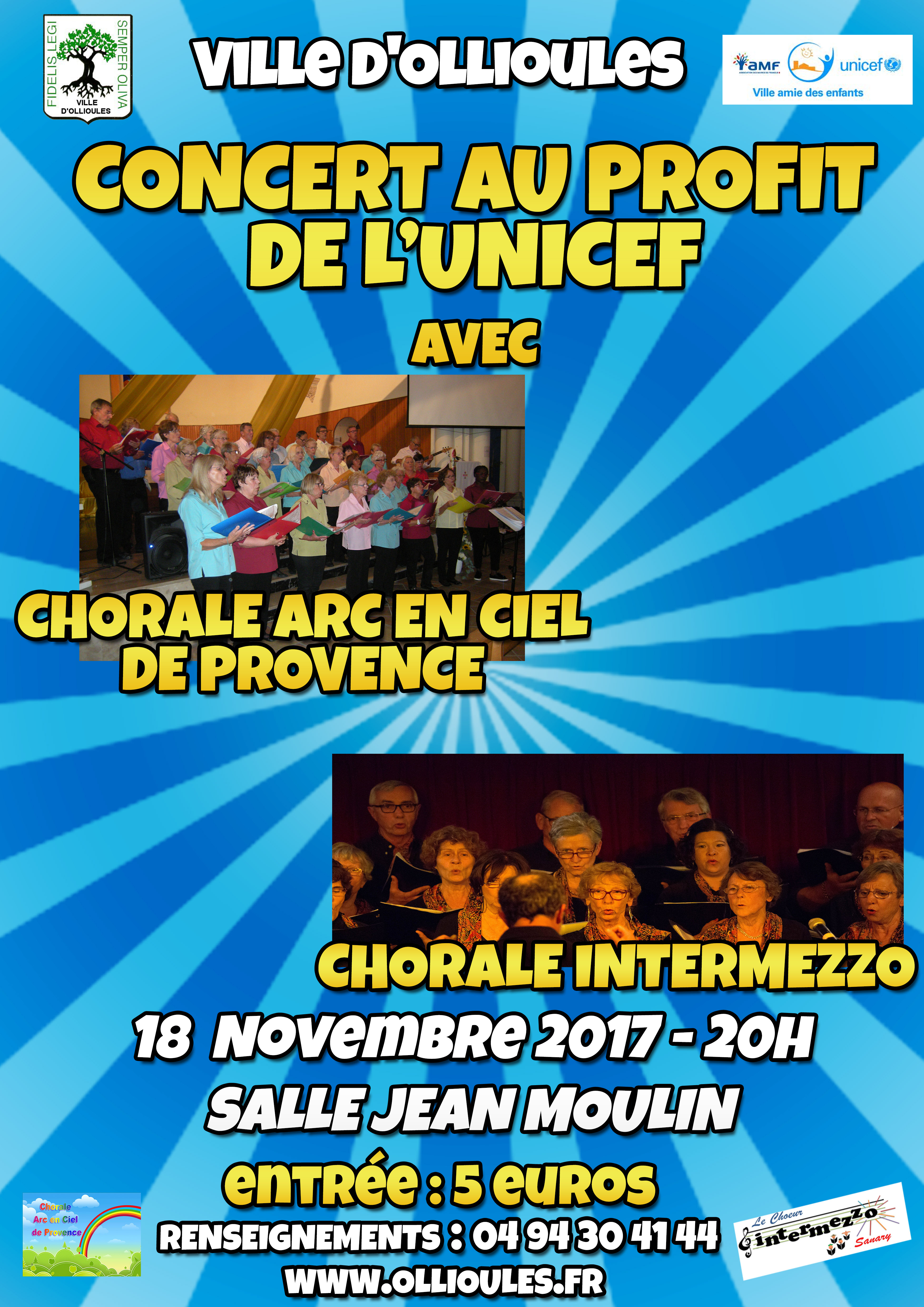 Affiche Unicef Ollioules 2017