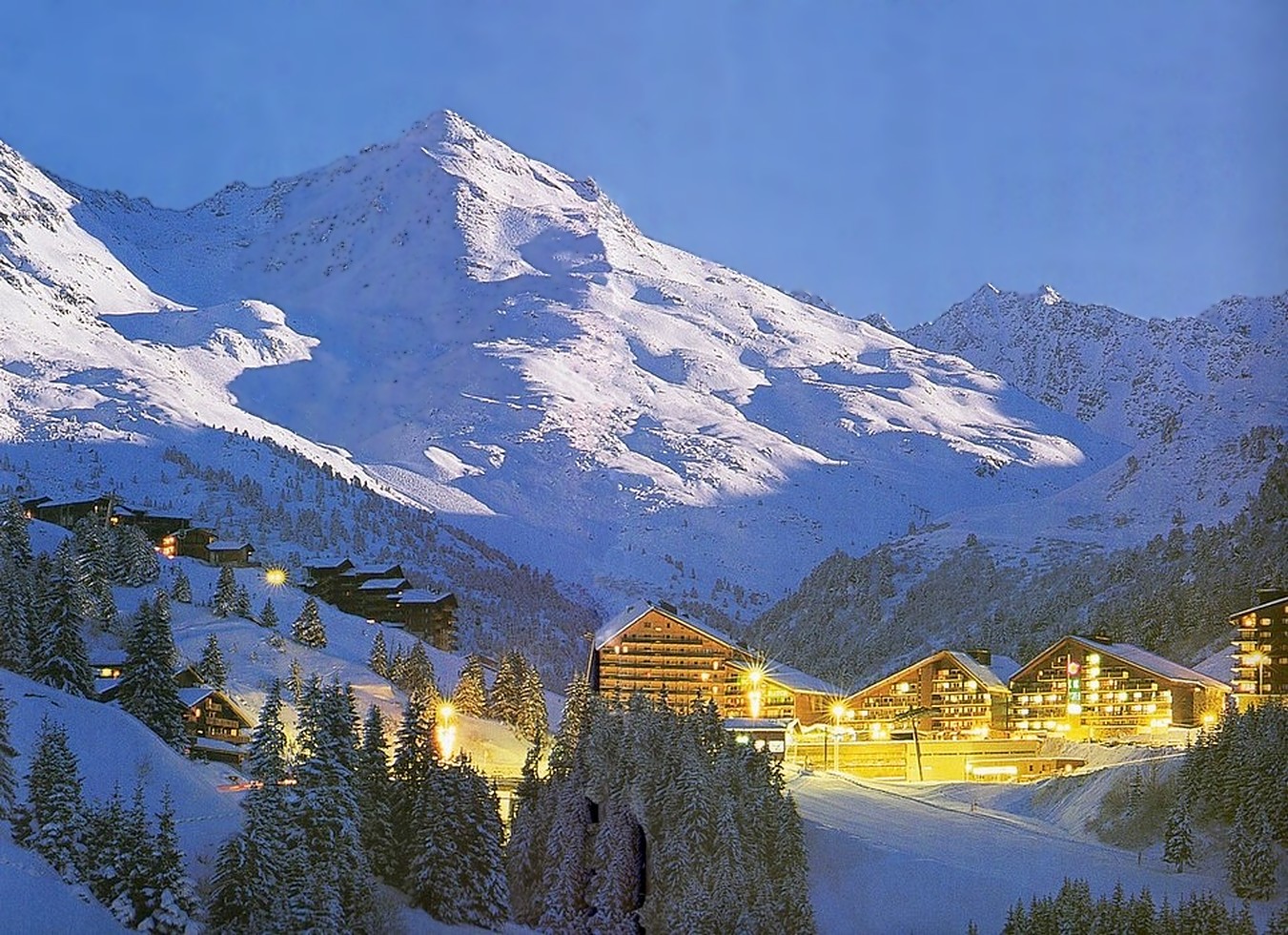 Vue de meribel mottaret