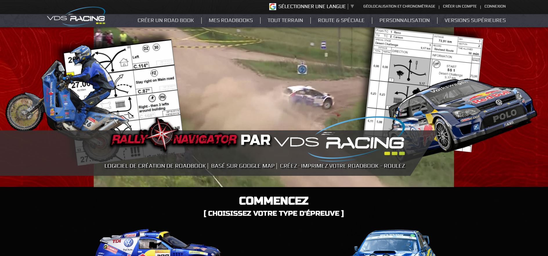 VDSRacing LogicielRoadbook2018