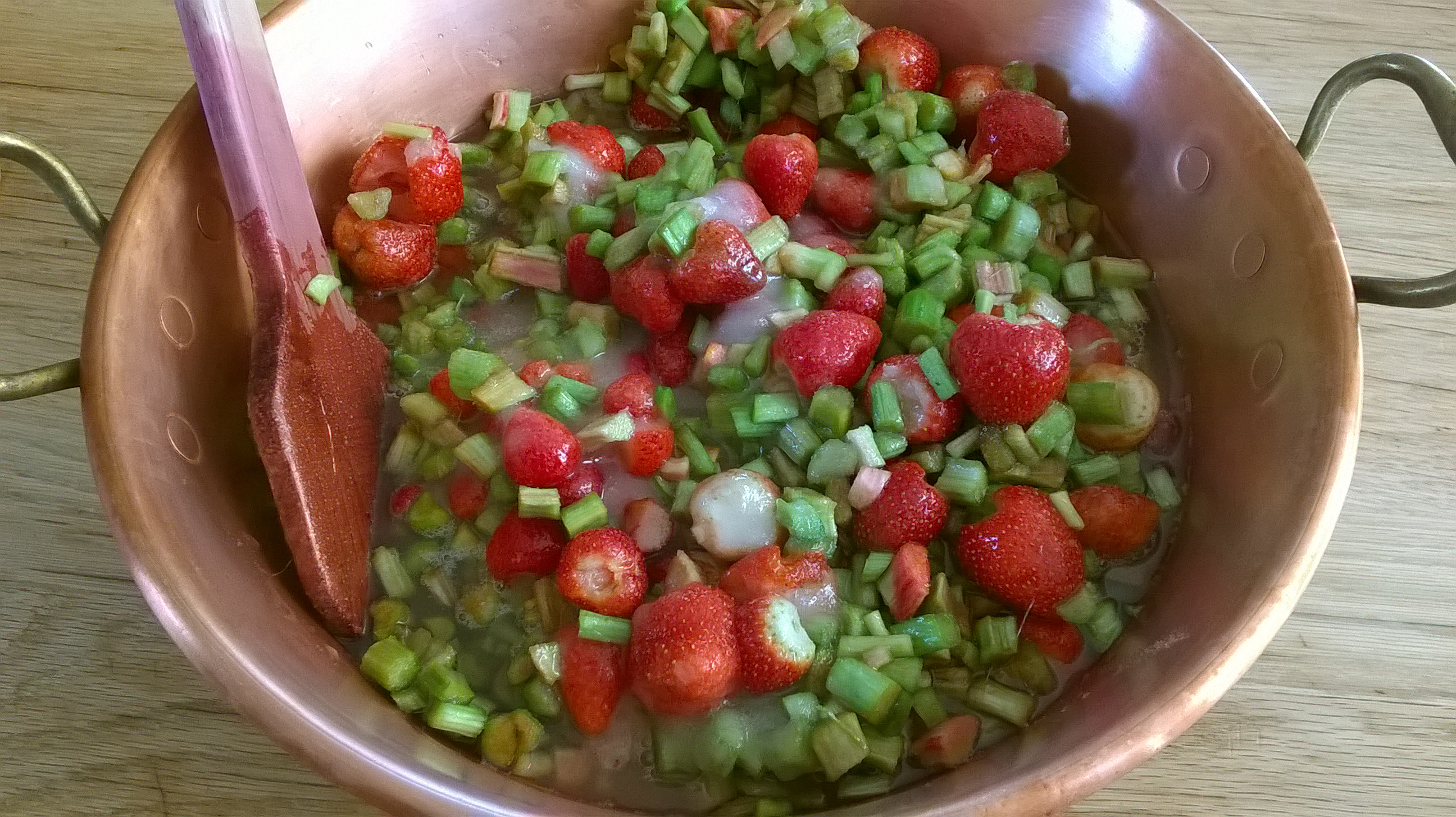 Fraises rhubarbe