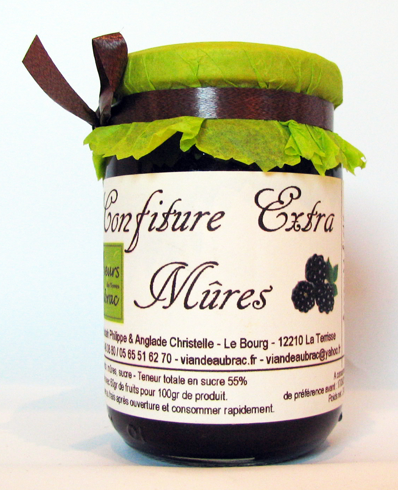 Confiture mures 240gr