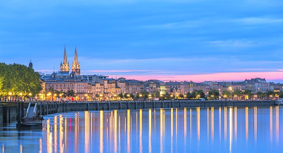 Garonne bordeaux quai des chartrons eglise saint louis des chartrons