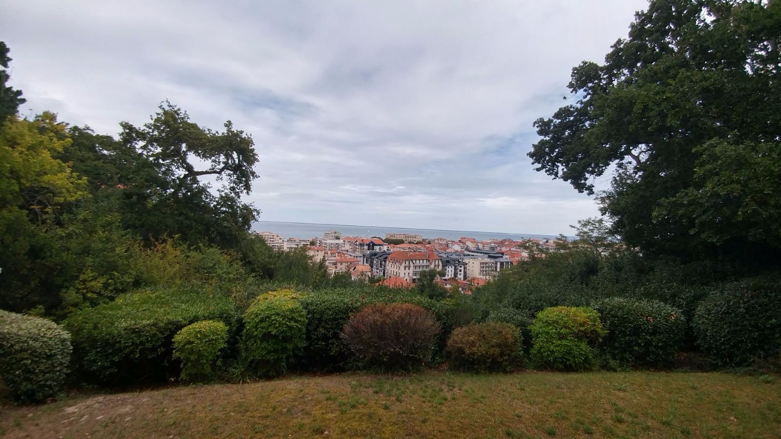 Vue de la terrasse prise