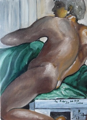Ex fan des Sixtines Huile sur toile 24X33 100 