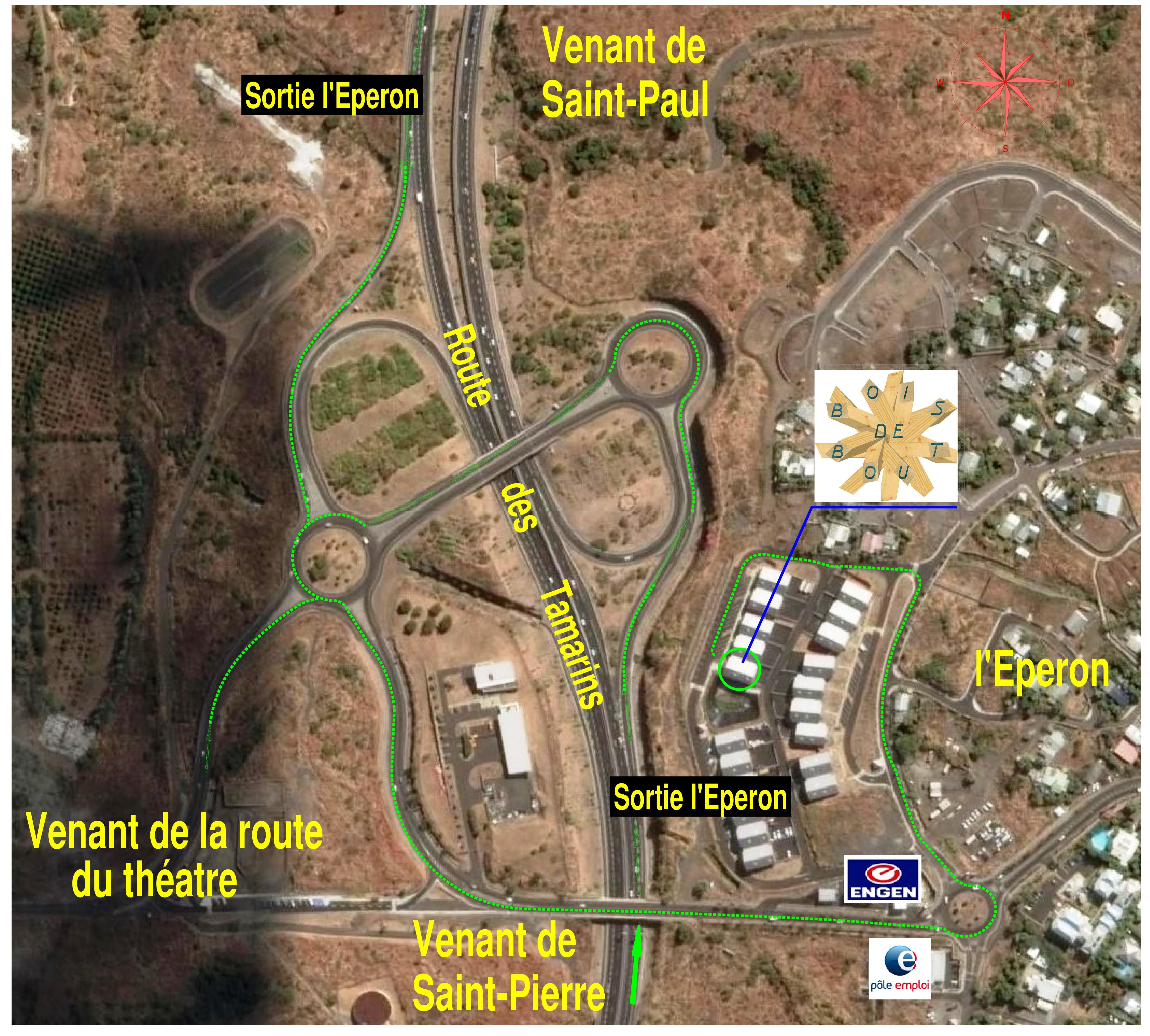 Plan d'accès au site