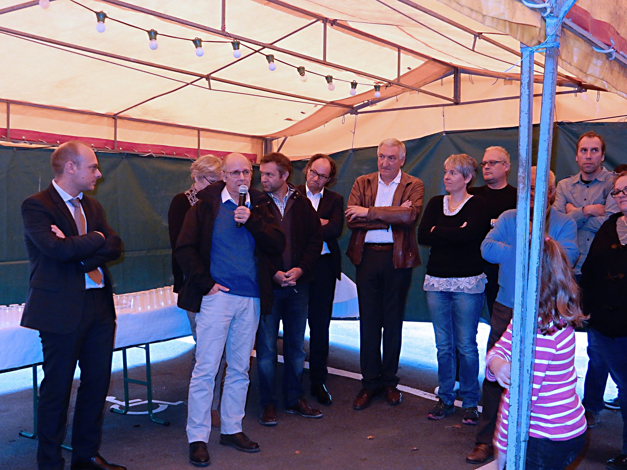 Salon de Lempzours 2017 Inauguration Gilles Langlois