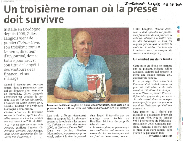 Dordogne libre du 03 08 2017 clairon libre 2 400x600