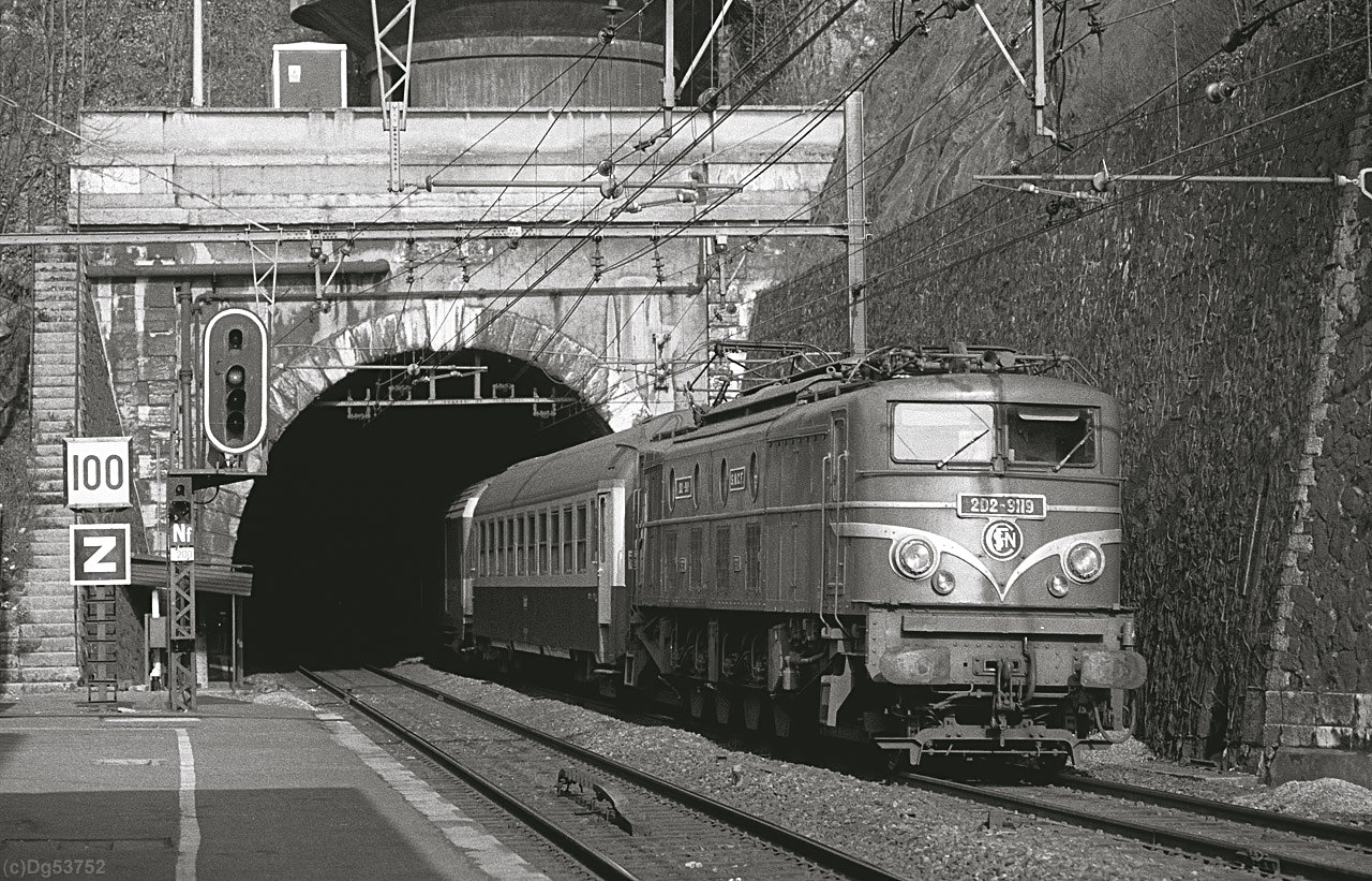 La 2D2 9119 à Vienne en 1984

