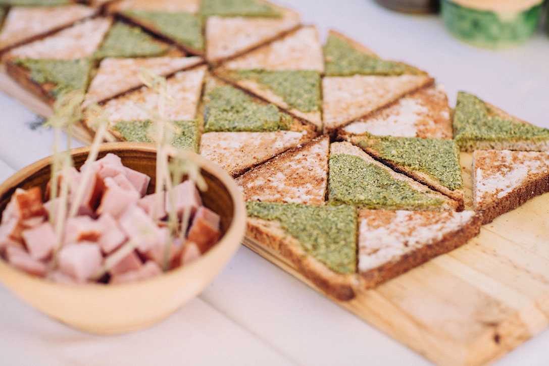 Toastee aux herbes