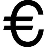 Euro symbole de l 39 argent 318 37656