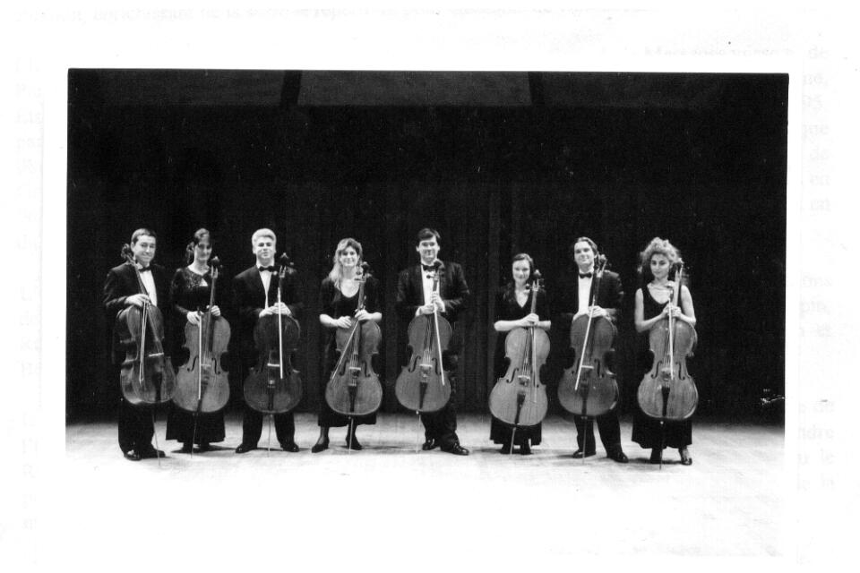 Avec l'Octuor de Violoncelles