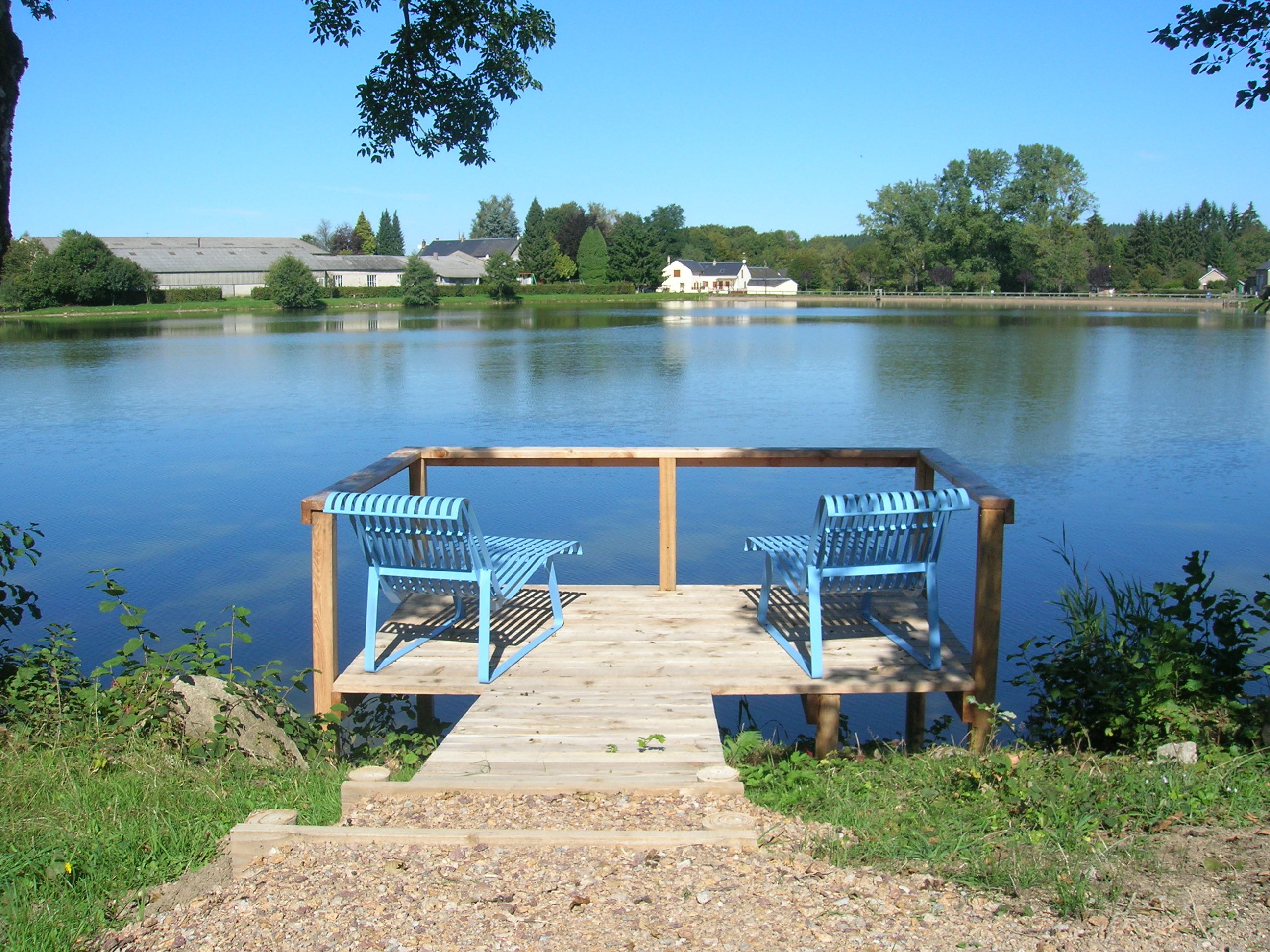 Amenagement du tour de l etang 2010