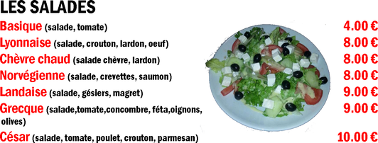 Salades