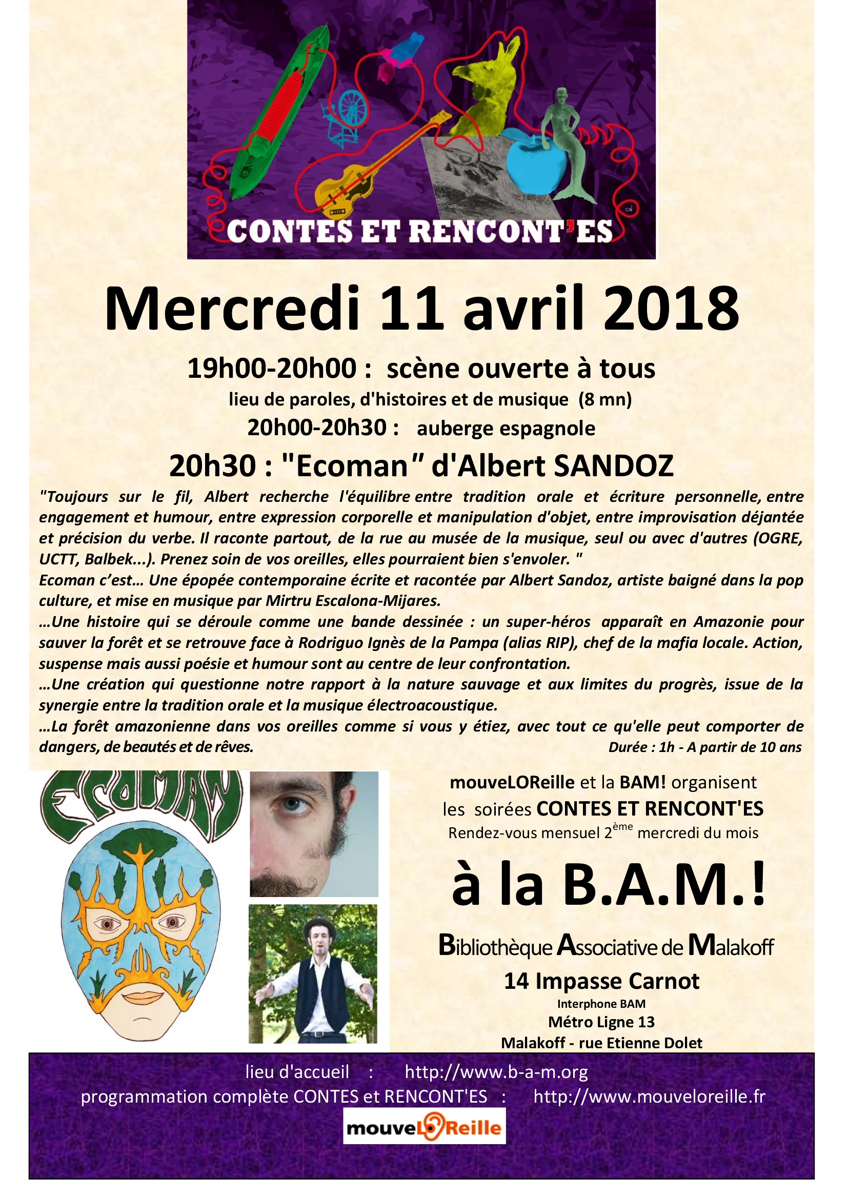 Affiche Albert Sandoz