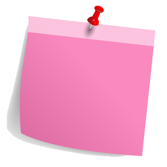 Postit rose