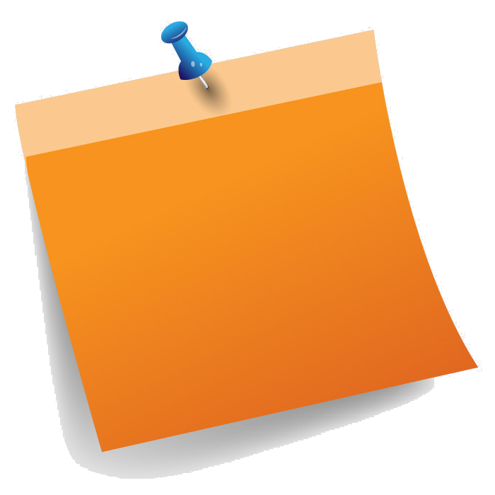 Postit orange