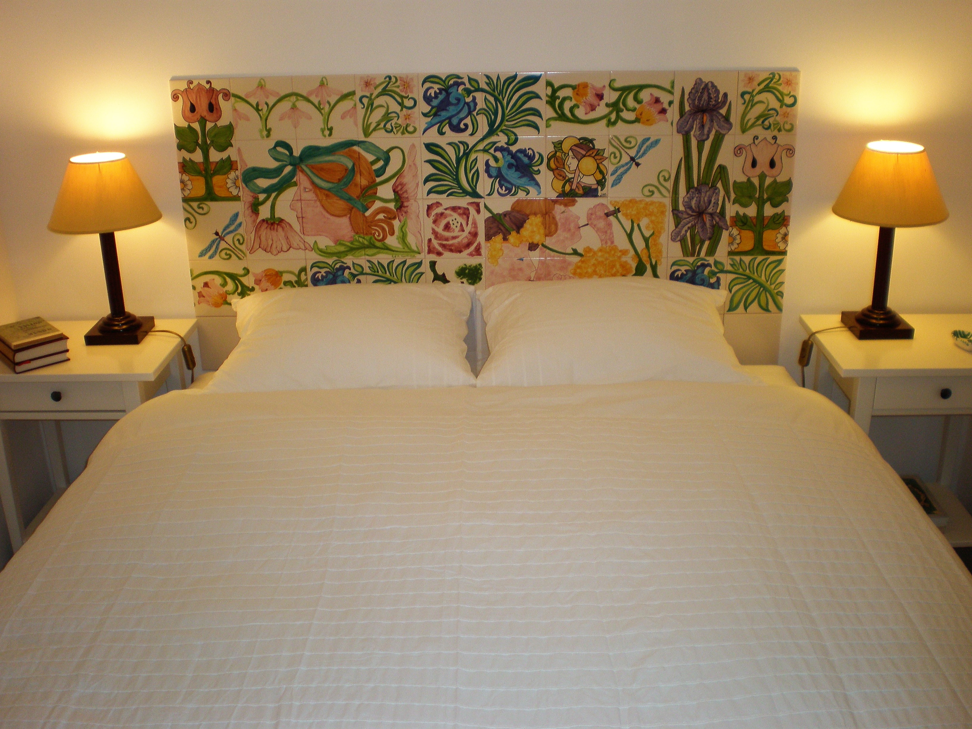 Painel Arte Nova Cabeceira de Cama