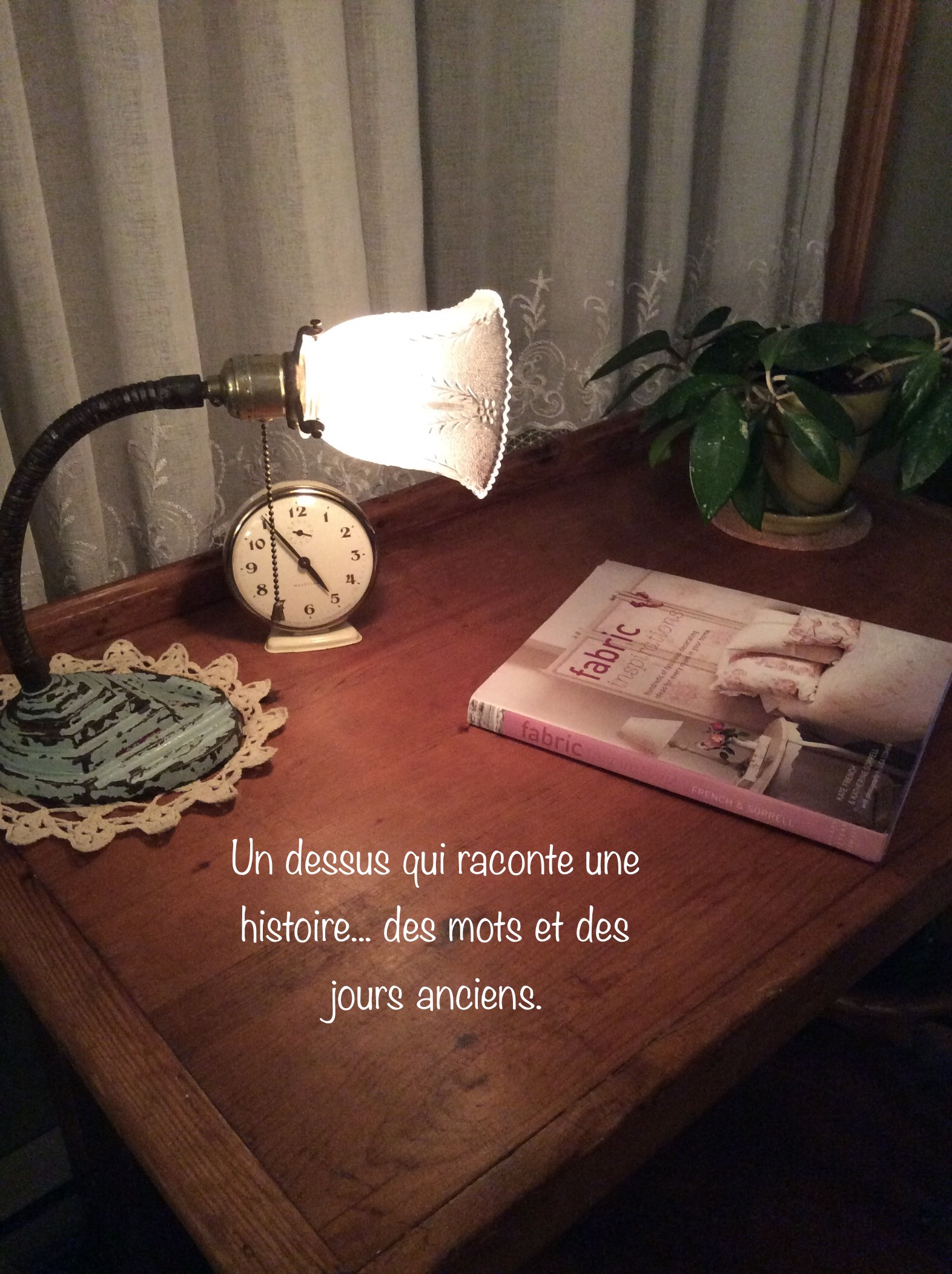 Un beau dessus de table