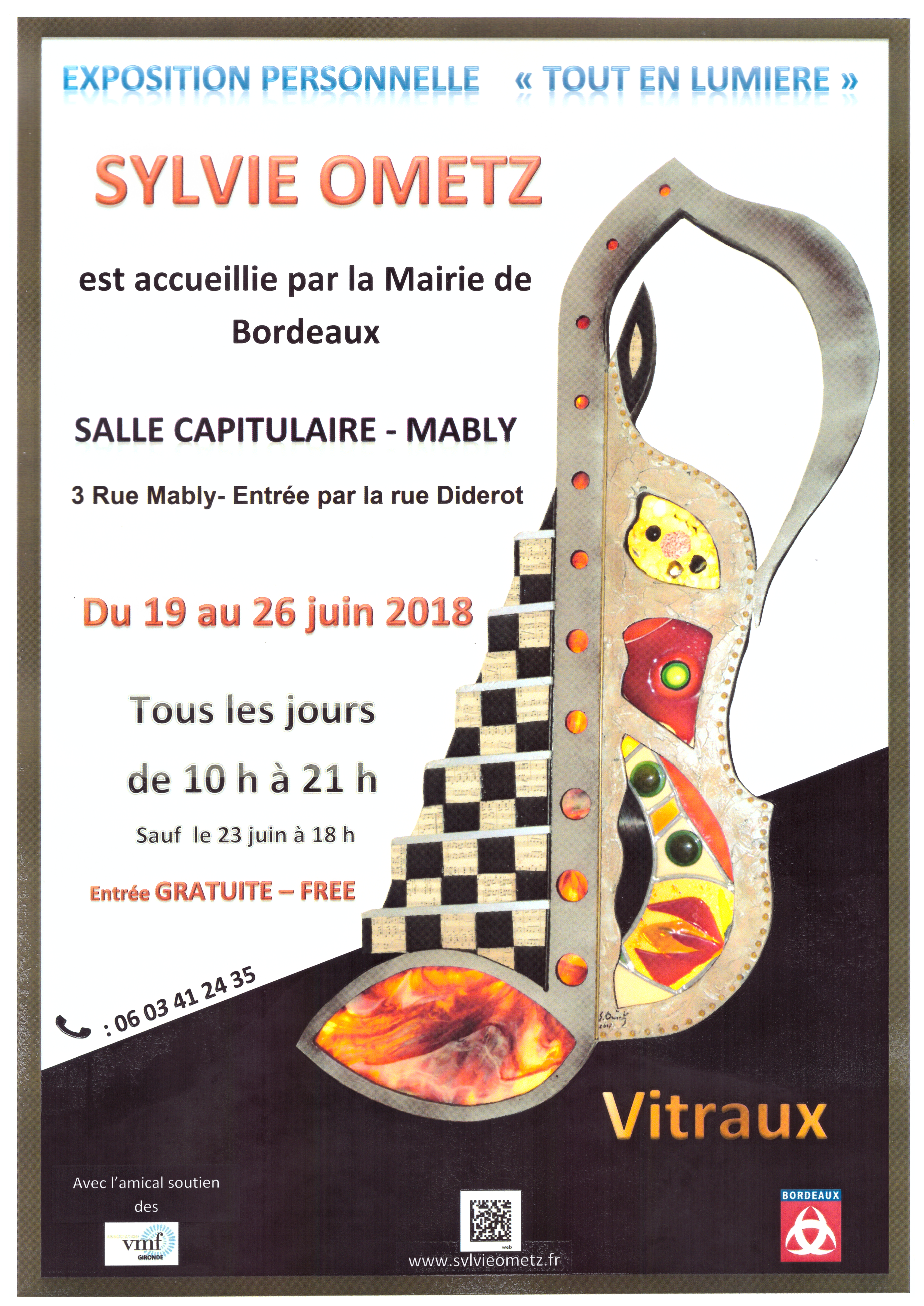 Sylvie ometz affiche de l exposition a mably bordeaux
