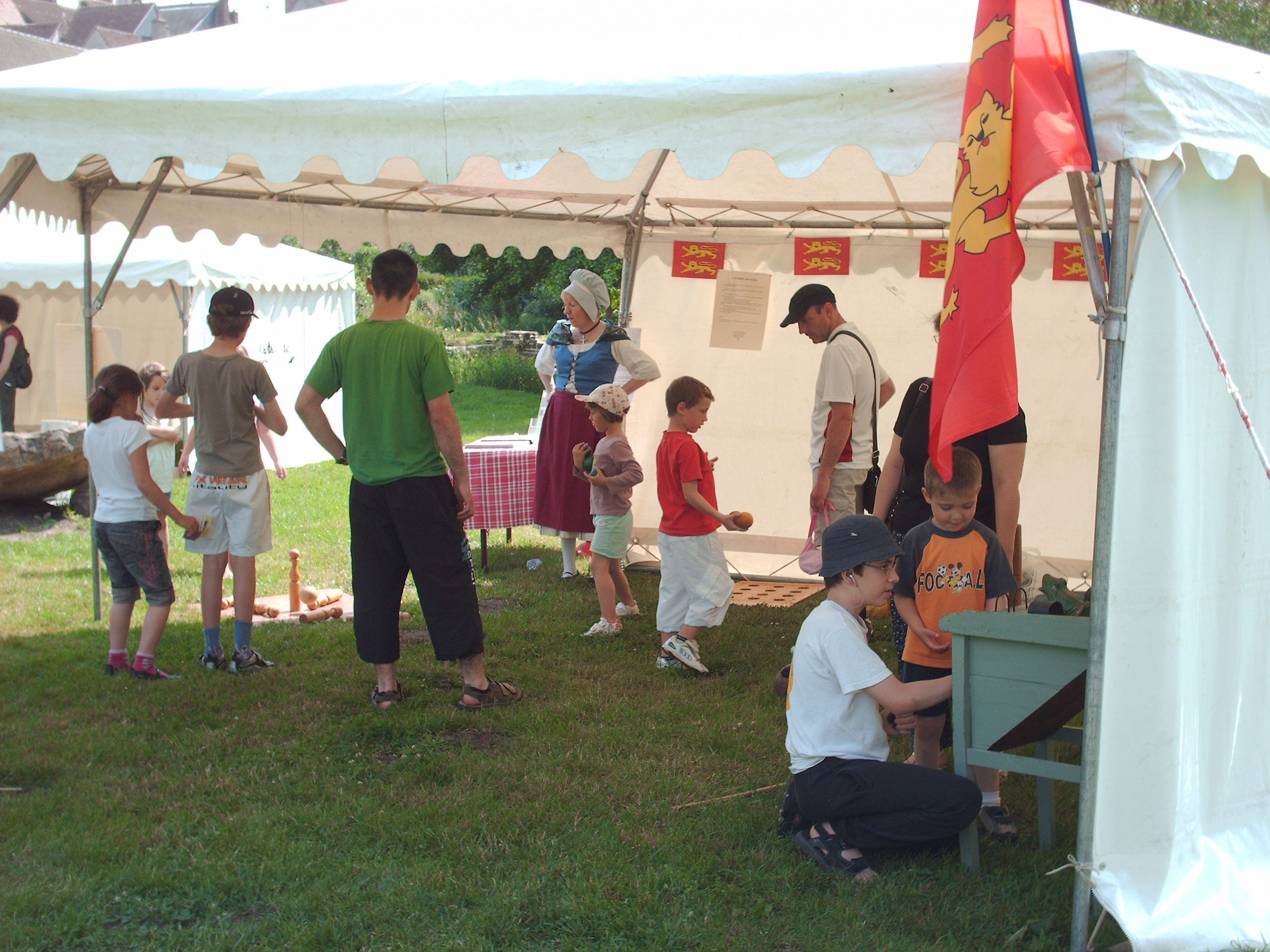 Interieur d un stand