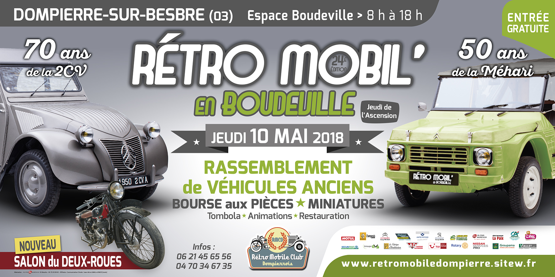 RMCD 24eRetroMobil enBoudeville2018 Sticker600x300 4ex