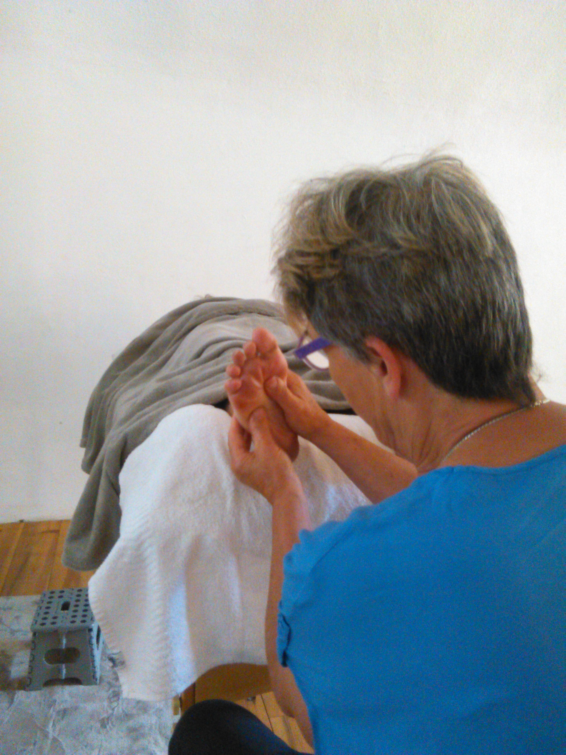 Massage réflexologie plantaire