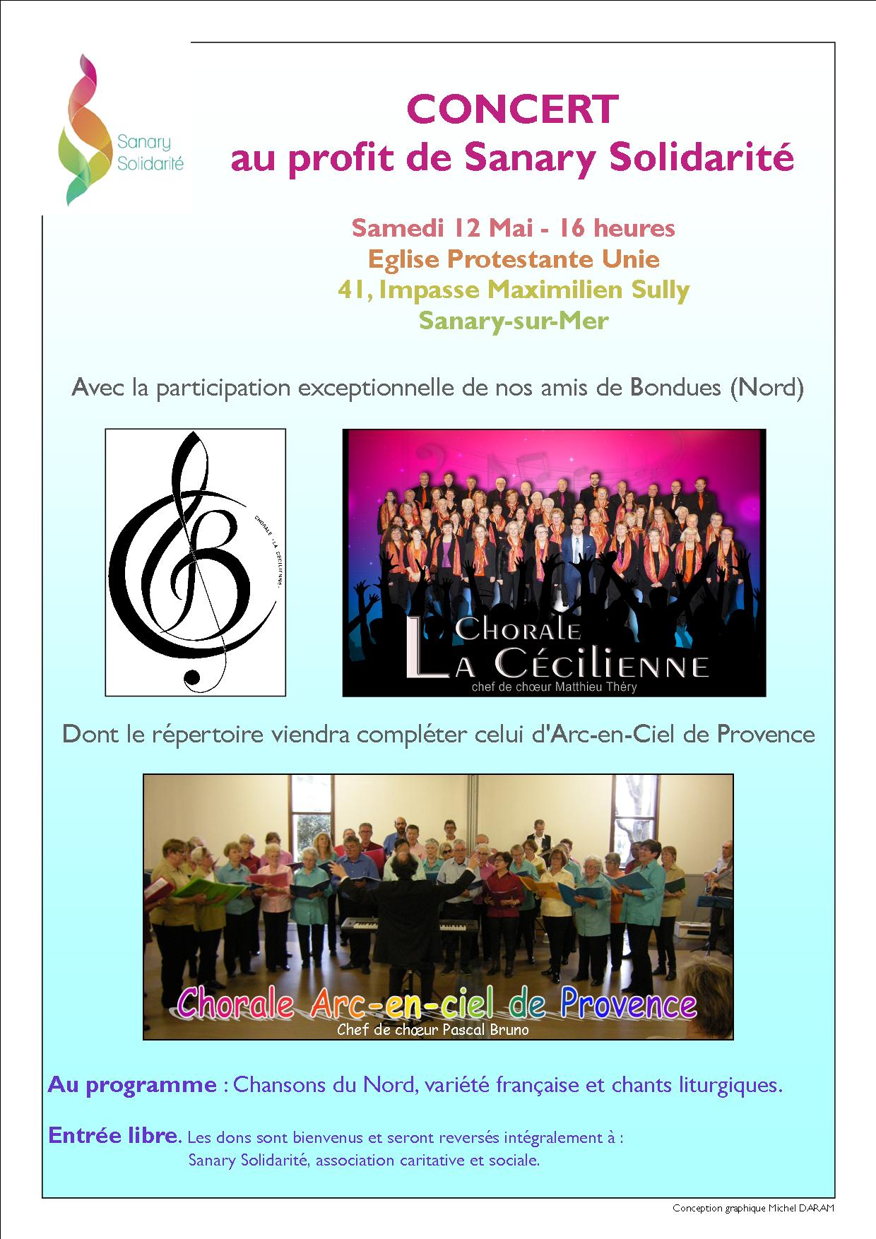 Affiche Sanary solidarite 12 mai