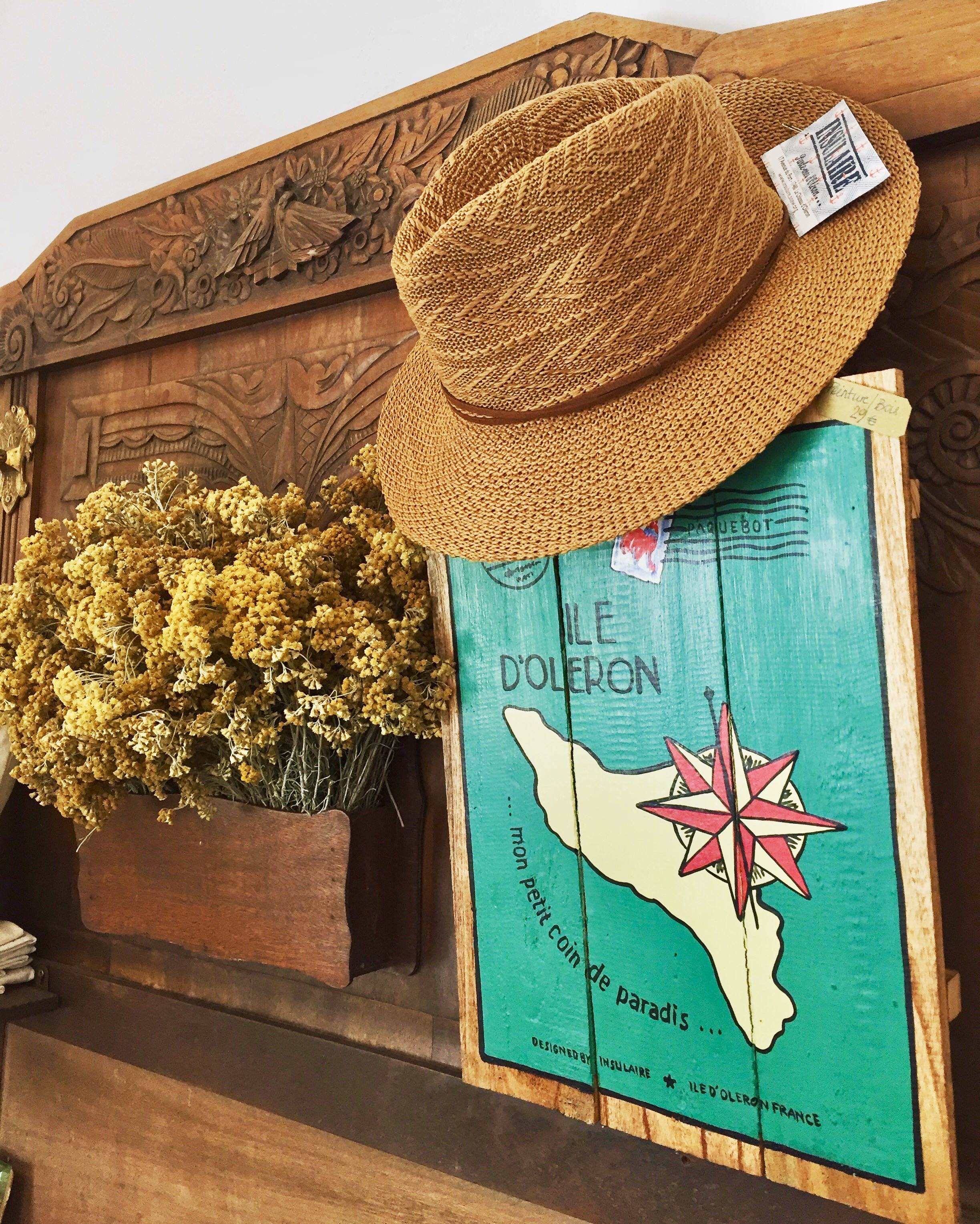 Ile d oleron mon petit coin de paradis peinture sur bois droits reserves insulaire