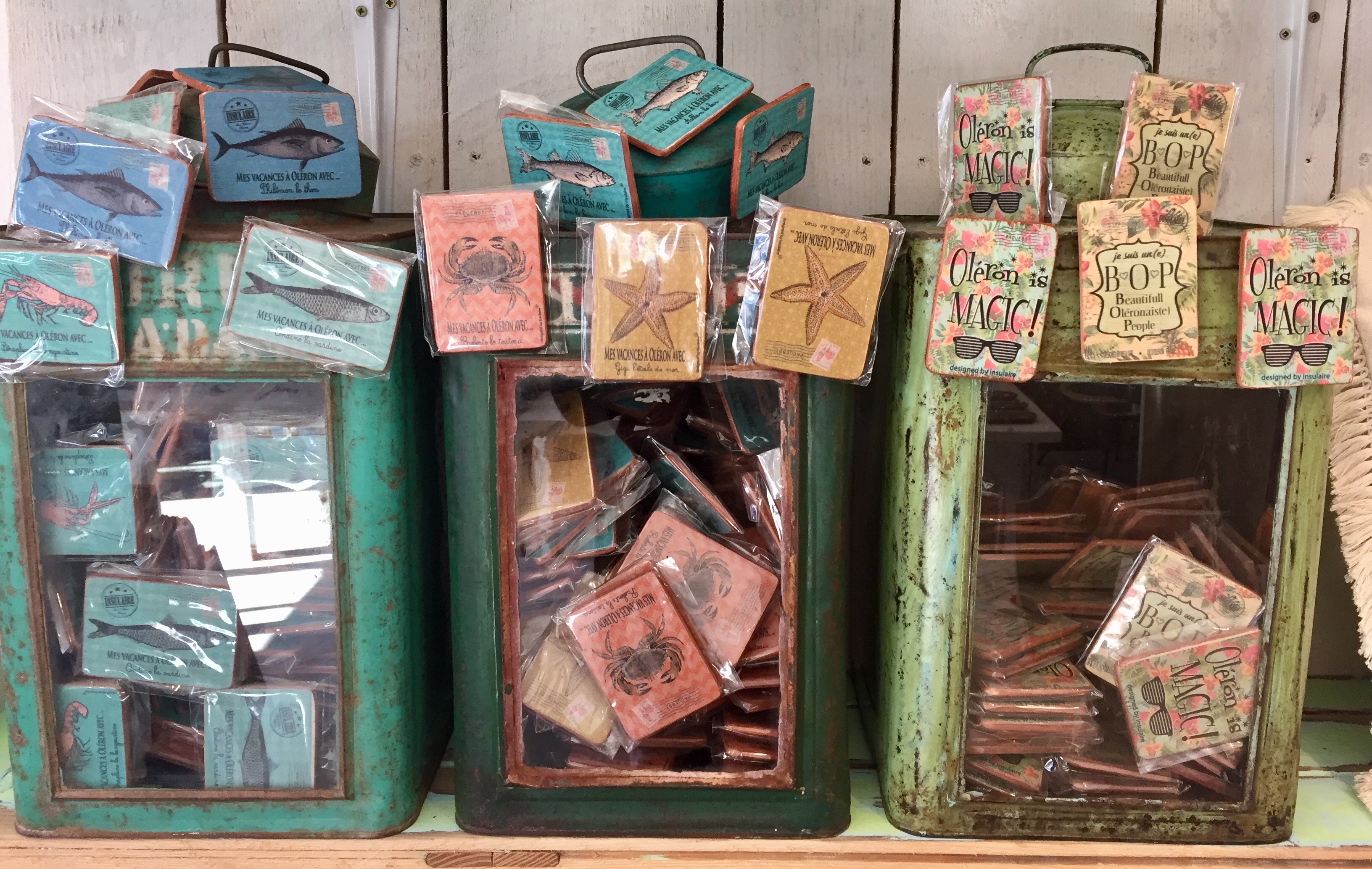 Magnets originaux creations insulaire ile d oleron mon bestiaire droits reserves