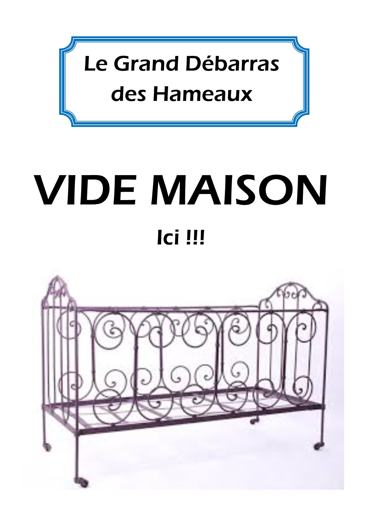 AFfiche Participant Vide Maison