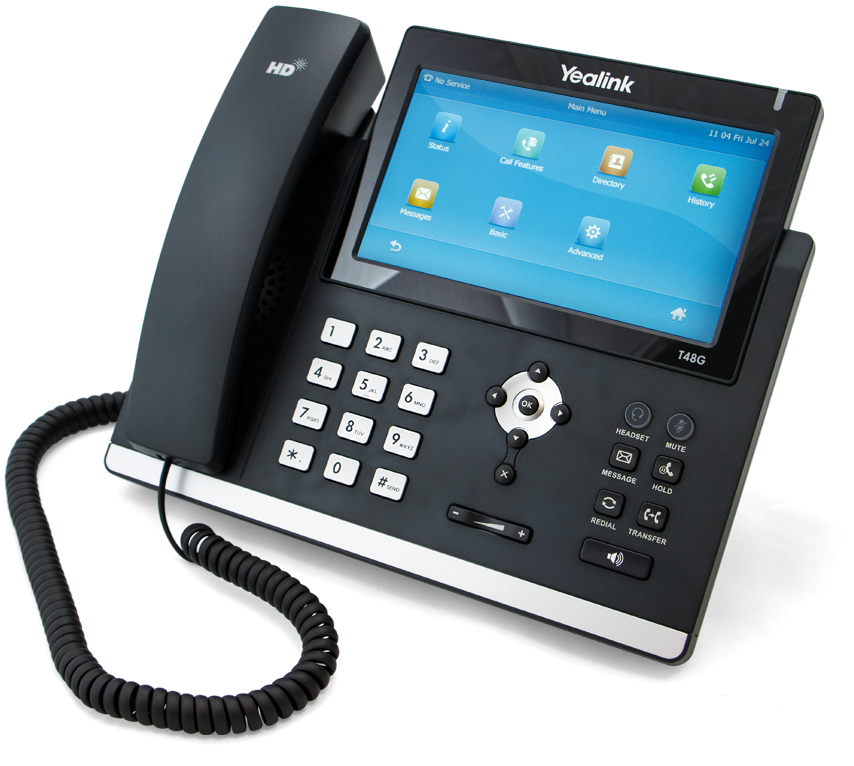 Telephone png hd images yealink t48 ip phone front 854