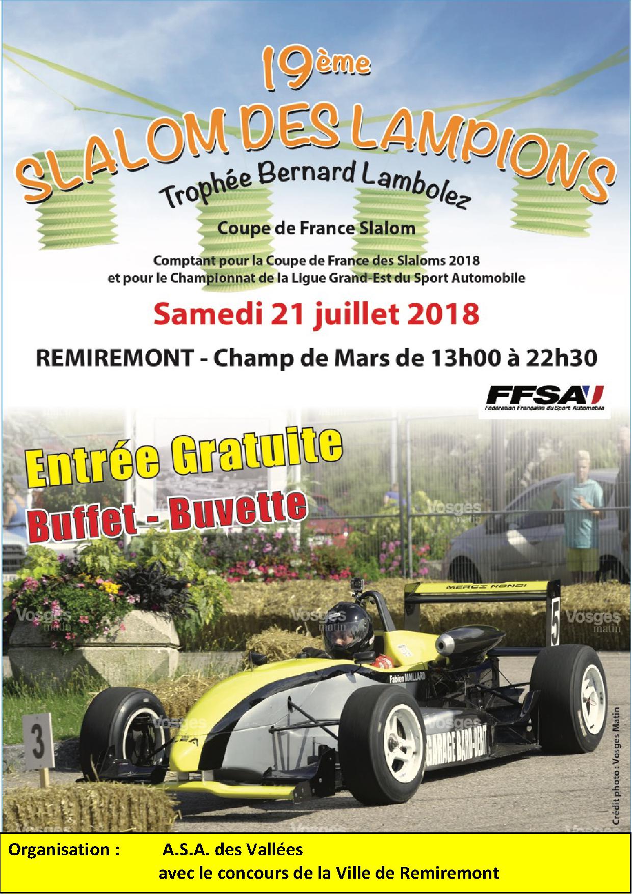 Affiche slalom 2018