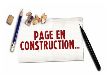 Page en construction site bleu