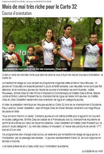 Au stage du club dans les Landes, aux vacances de Pâques à Vieux-Boucau