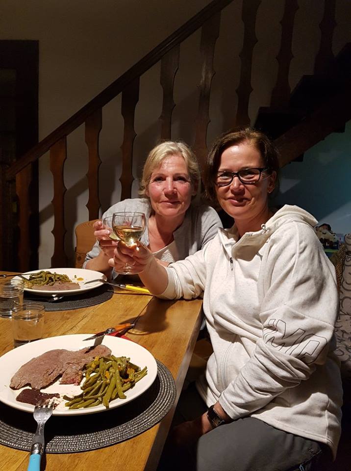 La table d'hôtes avec nos hollandaises
