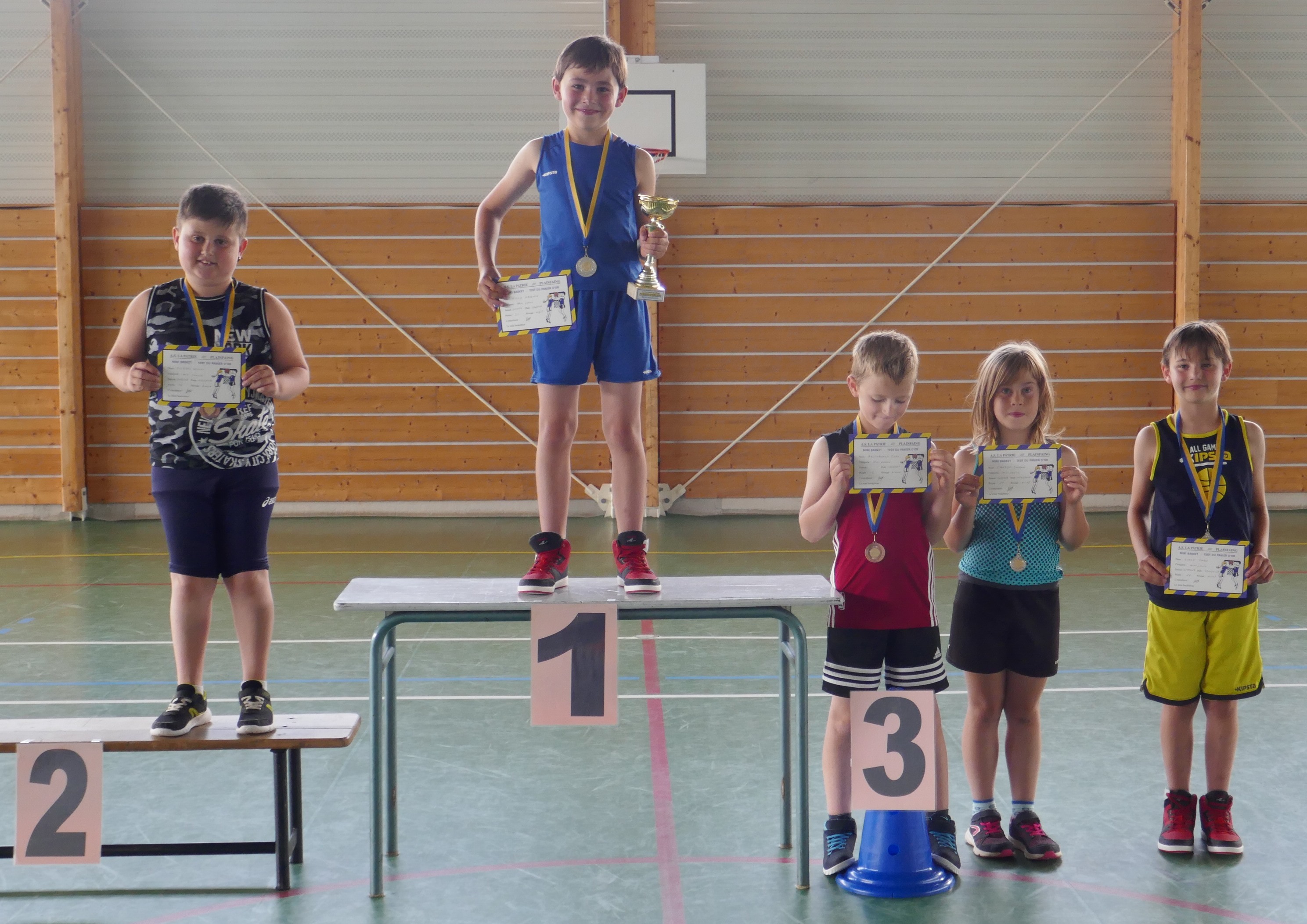 130 Podium mini poussins