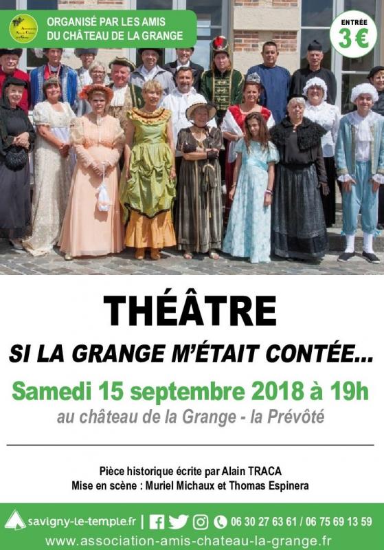 Affiche piece de theatre 15 09 2018