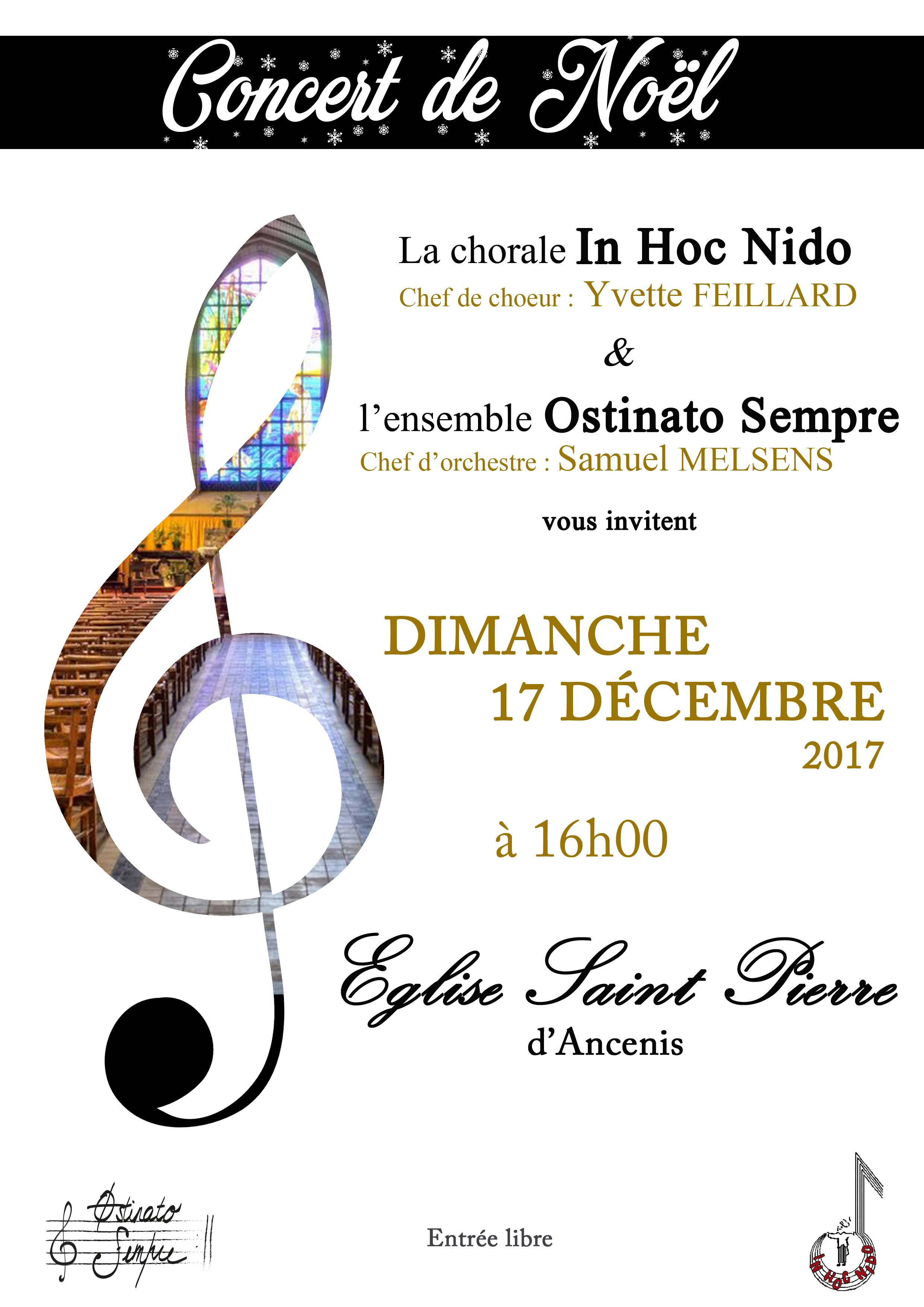 Affiche de notre concert du 17 décembre 2017