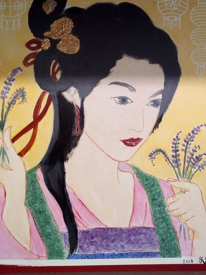 Japonnaise lavande