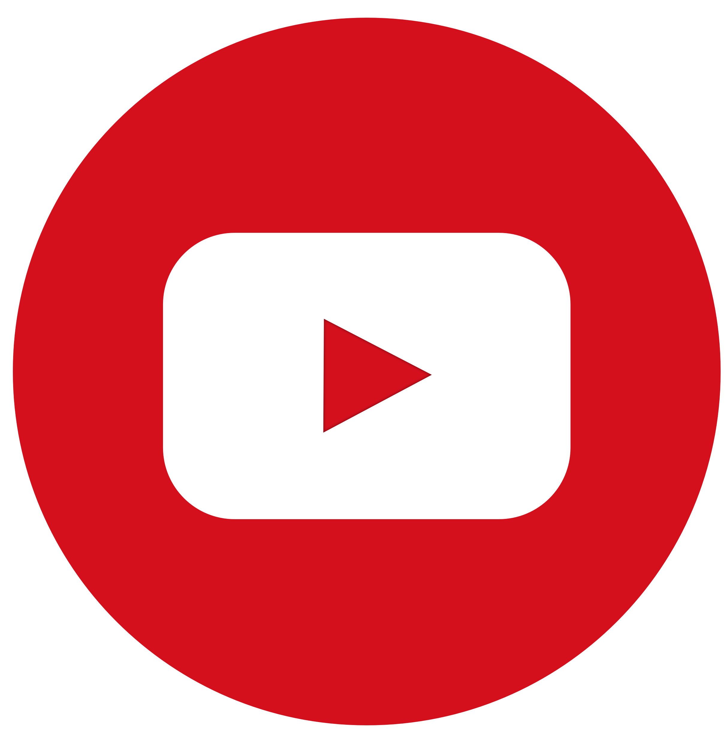 Logo youtube rond